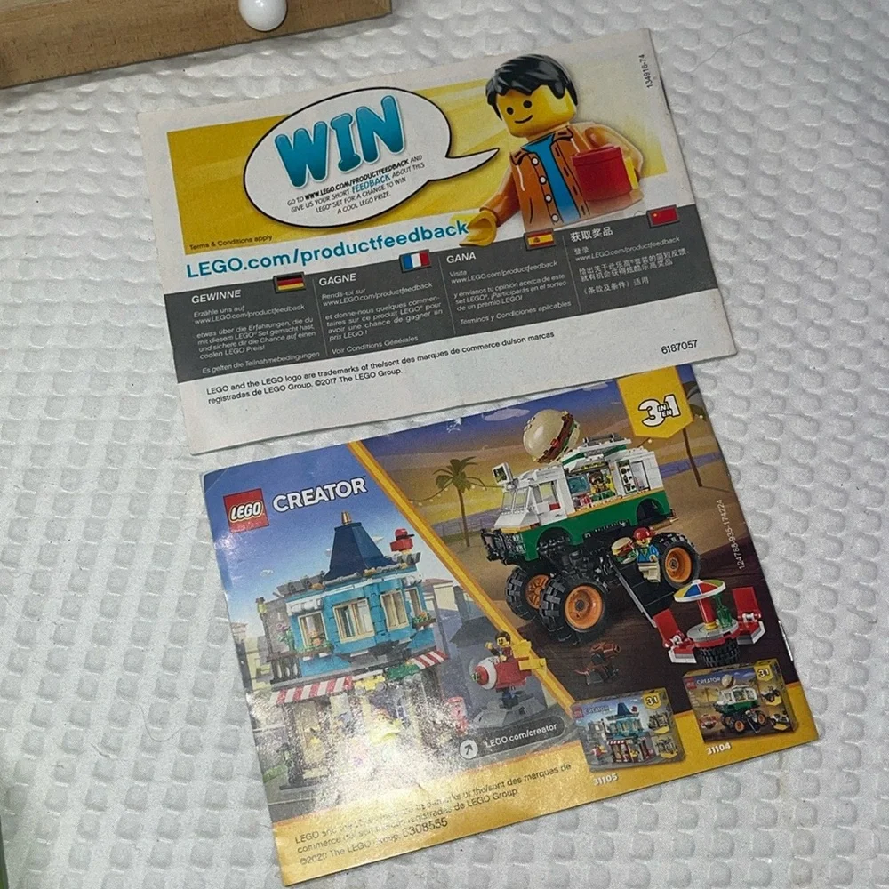 LEGO CREATOR: Blue Express (31054) & 31099 Plane *Manual Instructions ONLY